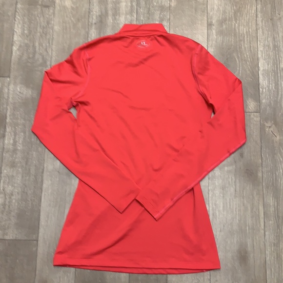 Womens Under Armour Fitted Coldgear Mock Active Shirt - Picture 2 of 7